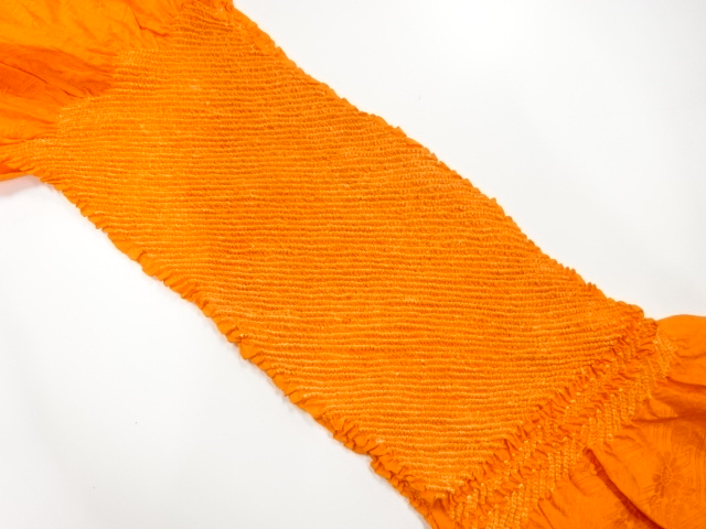 正絹　絞り　帯揚げ